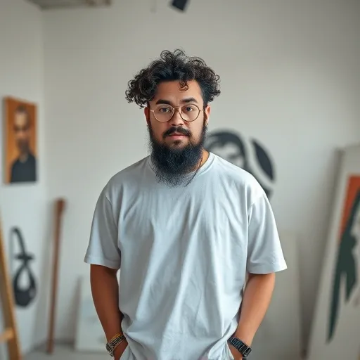 파격적인 비주얼: 파마 단발과 수염의 미학적 의미